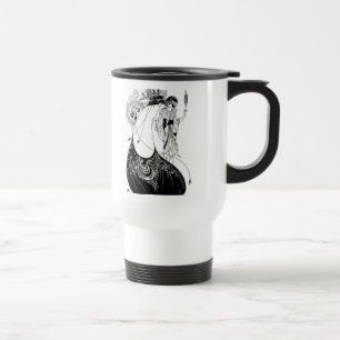 Aubrey Beardsley The Peacock Skirt Art Nouveau Travel Mug