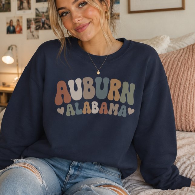 Auburn Alabama Cute Retro Sweatshirt (Creator Uploaded)