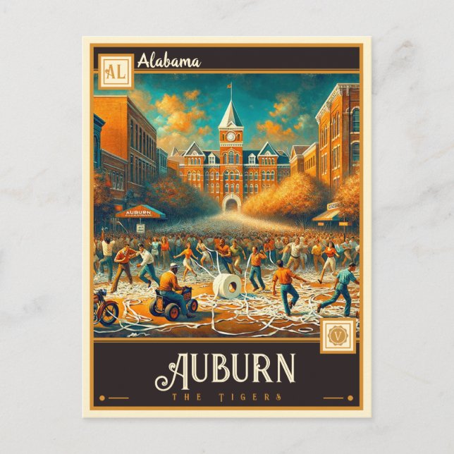 Auburn, Alabama | Vintage Postcard (Front)