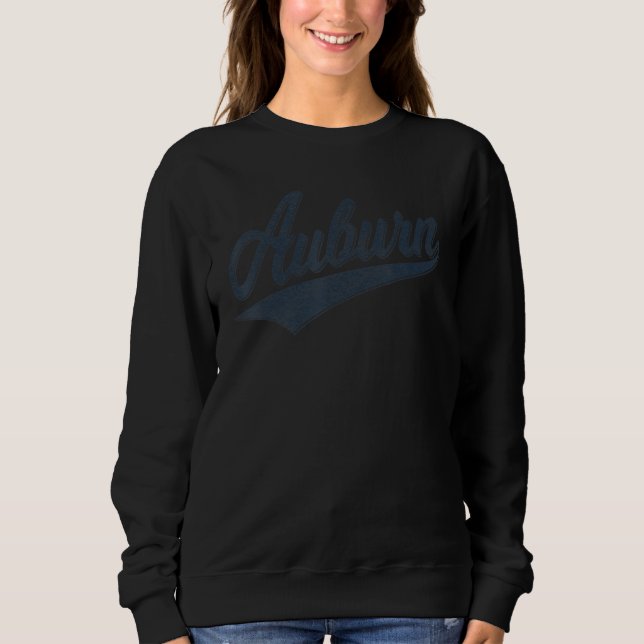 Auburn Baseball Alabama Varsity Script Classic Spo Sweatshirt (Front)