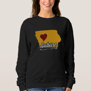 AUBURN IOWA IA USA Cute Souvenir Merch US City S Sweatshirt