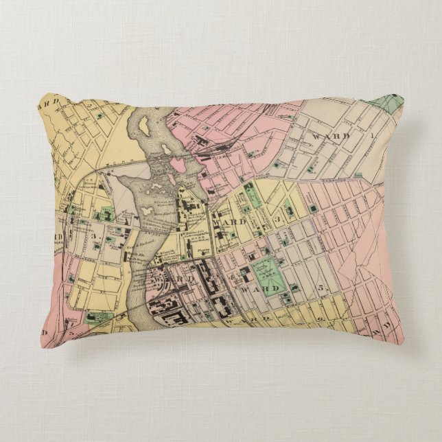 Auburn, Lewiston Decorative Cushion (Front)