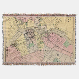 Auburn, Lewiston Throw Blanket
