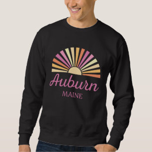 Auburn Maine Vacation Trip Matching Group Sweatshirt