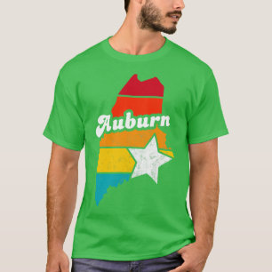 Auburn Maine Vintage Distressed Souvenir 2 T-Shirt