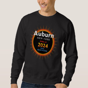 Auburn New York NY Total Solar Eclipse 2024 2 Sweatshirt