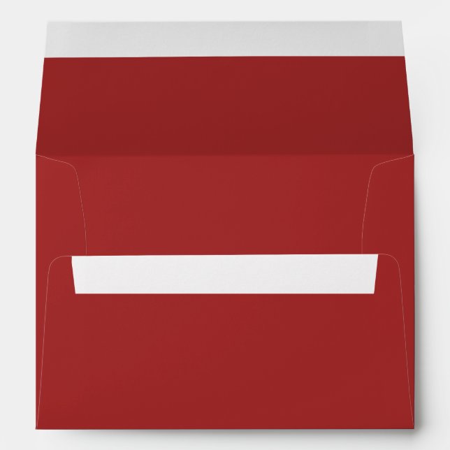Auburn  (solid colour)   envelope (Back (Bottom))