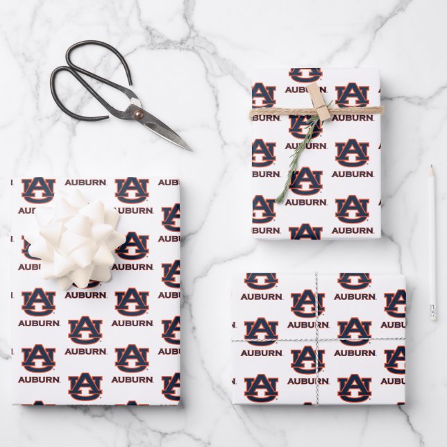 Auburn University | AU Auburn Wrapping Paper Sheet (Front)