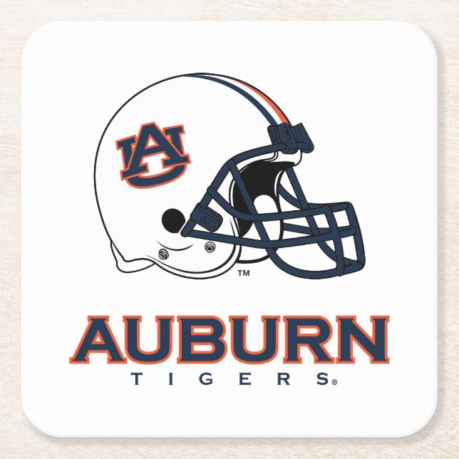 Auburn University | Auburn Football Square Paper Coaster (Front)