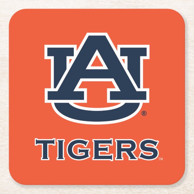 Auburn University | Auburn Square Paper Coaster (Front)