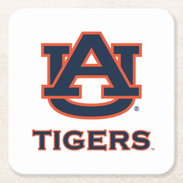 Auburn University | Auburn Square Paper Coaster (Front)