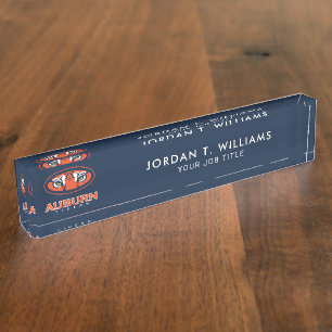 Auburn University Auburn Tigers Nameplate
