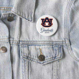 Auburn University   Auburn UA Logo 6 Cm Round Badge