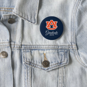Auburn University   Auburn UA Logo 6 Cm Round Badge