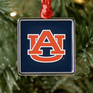 Auburn University   Auburn UA Logo Metal Tree Decoration