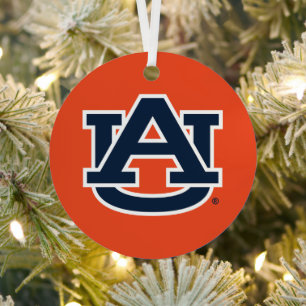 Auburn University   Auburn UA Logo Metal Tree Decoration