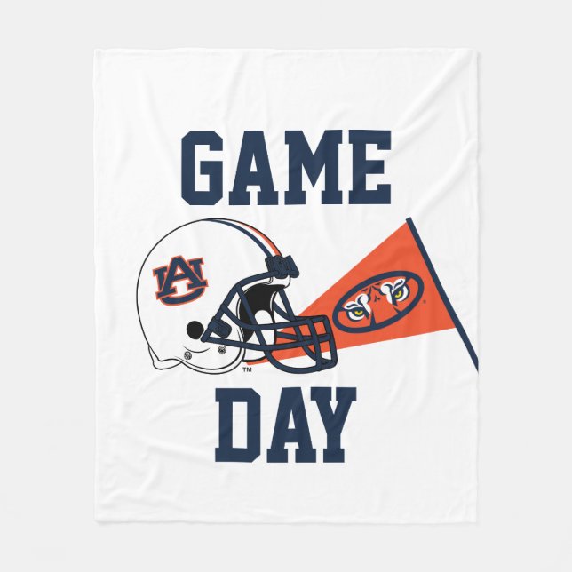 Auburn University Game Day Fleece Blanket (Front)