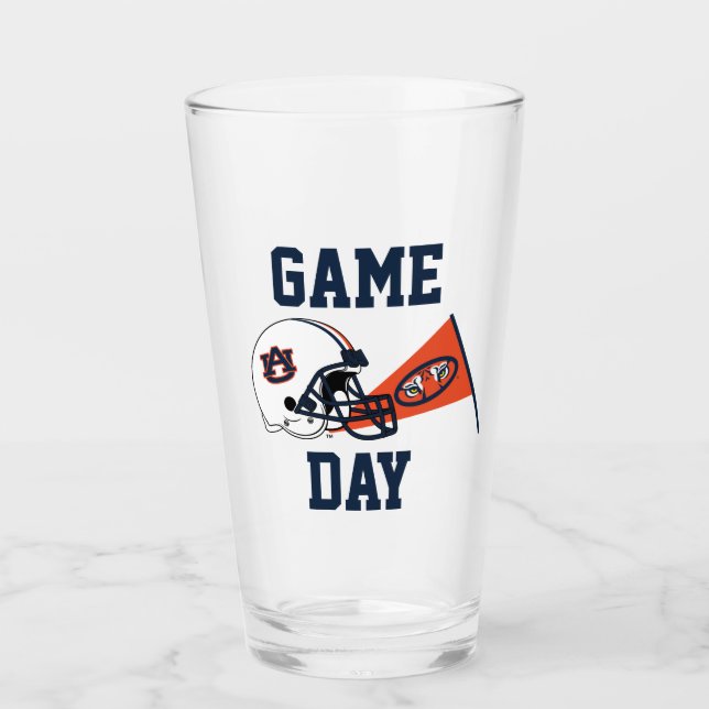 Auburn University Game Day Glass (Front)