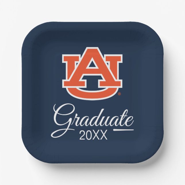 Auburn University | Graduate Paper Plate (Front)