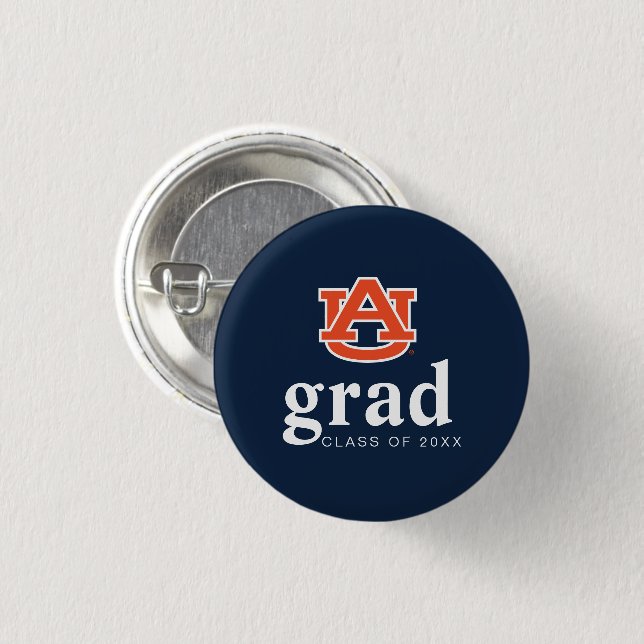 Auburn University Graduation – Auburn Tigers 3 Cm Round Badge (Front & Back)