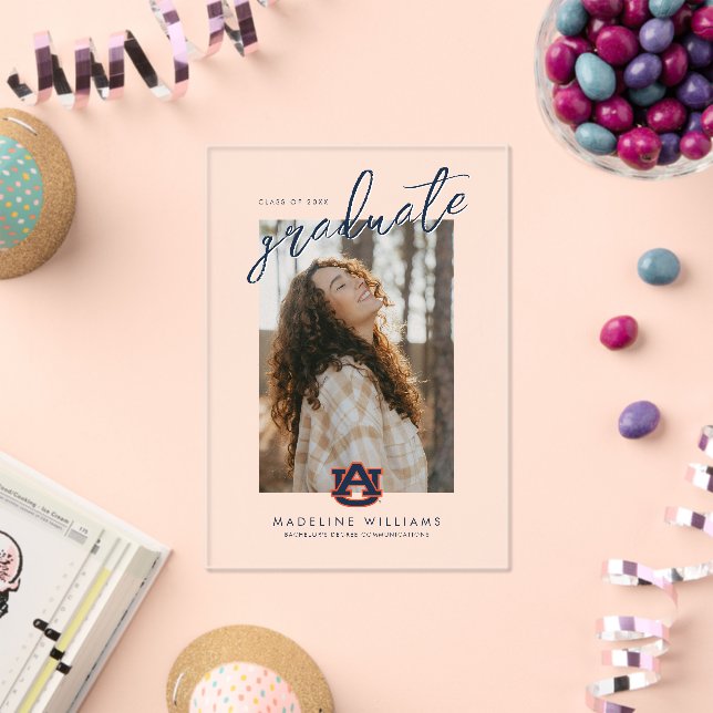 Auburn University Graduation | Auburn Tigers Acrylic Invitations (Insitu (Celebration))