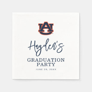 Auburn University Graduation   Auburn Tigers Napkin