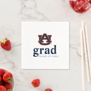 Auburn University Graduation Auburn Tigers Napkin