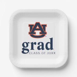 Auburn University Graduation Auburn Tigers Paper Plate