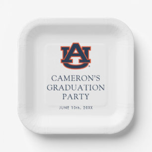 Auburn University Graduation Auburn Tigers Paper Plate