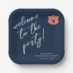Auburn University Graduation – Auburn Tigers Paper Plate