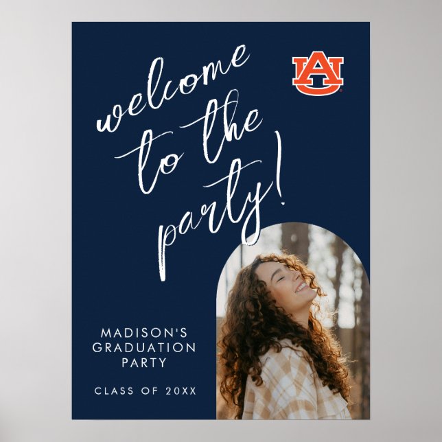 Auburn University Graduation – Auburn Tigers Poster (Front)