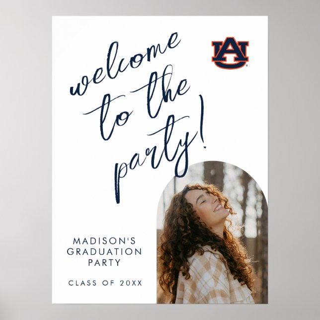 Auburn University Graduation | Auburn Tigers Poster (Front)