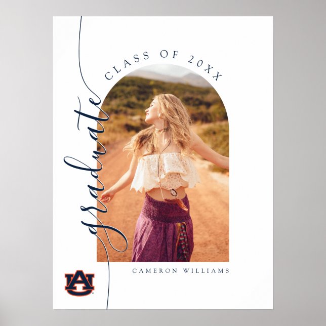Auburn University Graduation | Auburn Tigers Poster (Front)