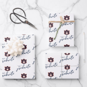 Auburn University Graduation   Auburn Tigers Wrapping Paper Sheet