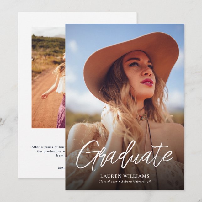 Auburn University | Graduation Invitation (Front/Back)