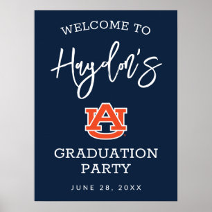 Auburn University Graduation Party Poster