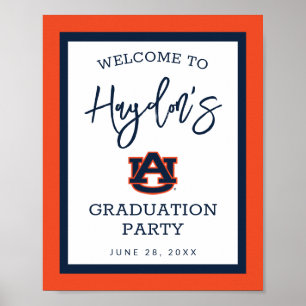 Auburn University Graduation Party Poster