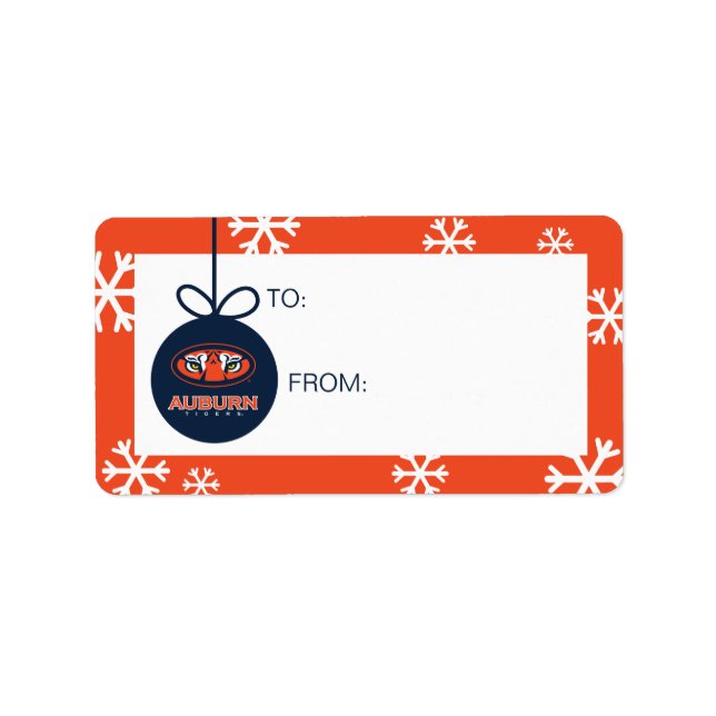 Auburn University | Holiday Label (Front)
