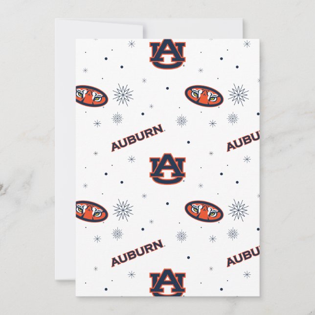 Auburn University | Holiday Pattern Card (Front)
