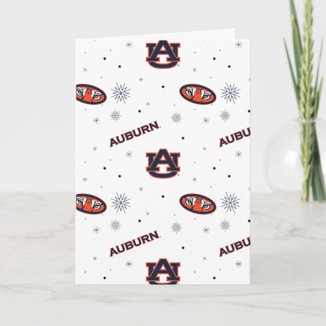 Auburn University | Holiday Pattern Card (Front)