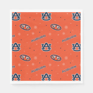 Auburn University Holiday Pattern Napkin