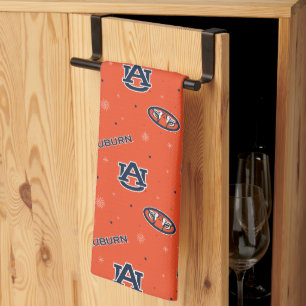 Auburn University   Holiday Pattern Tea Towel