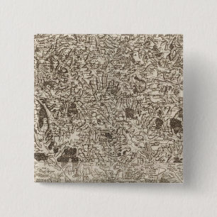 Aubusson 15 Cm Square Badge