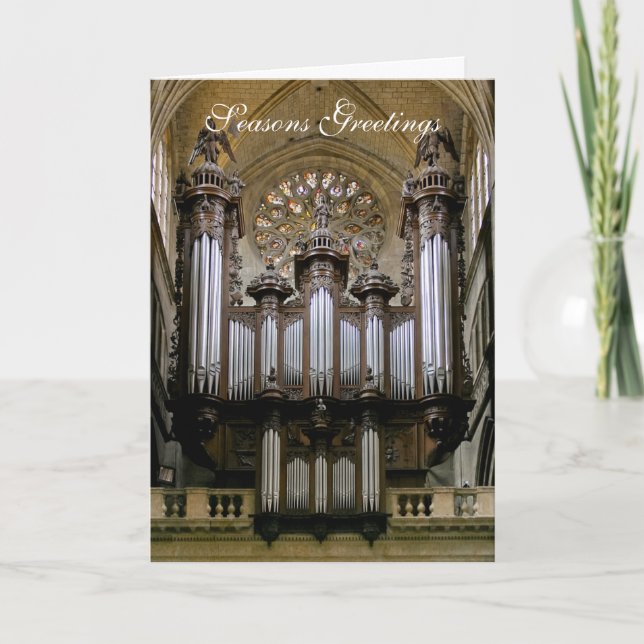 Auch Cathedral organ Christmas card (Front)
