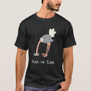Auch 'ne Idee Bouquet With Head In Sand Statement T-Shirt