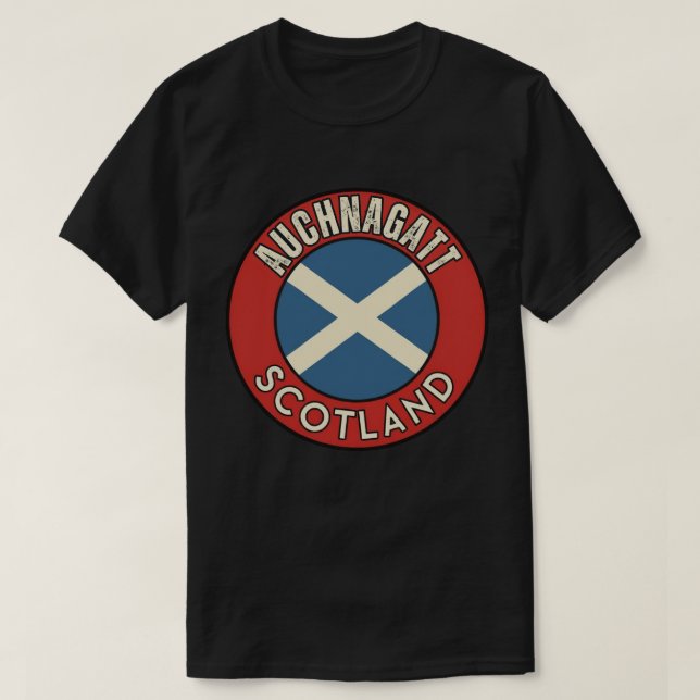 Auchnagatt, Scotland T-Shirt (Design Front)