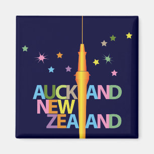 Auckland City New Zealand Magnet