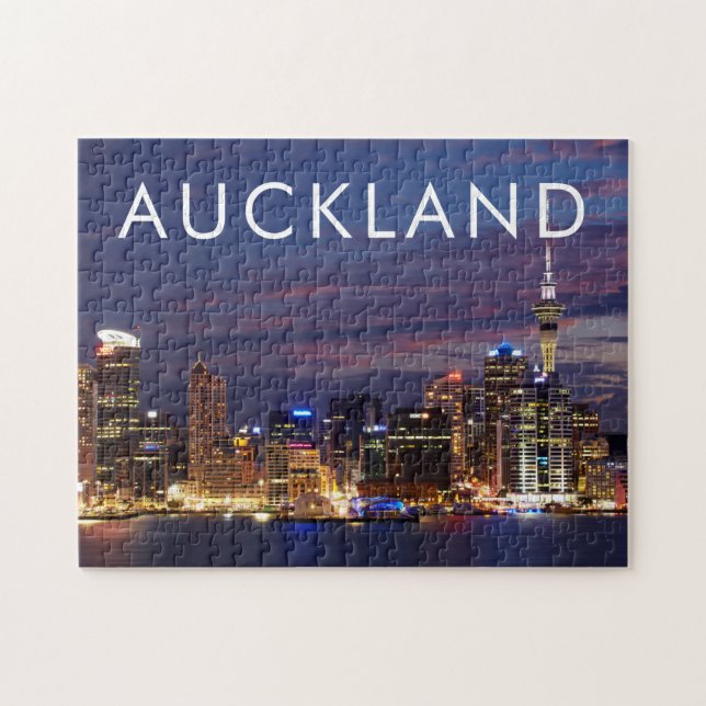 Auckland City Skyline Jigsaw Puzzle (Horizontal)