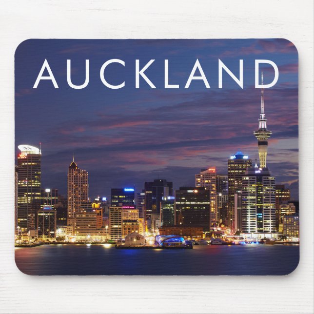 Auckland City Skyline Mouse Pad (Front)