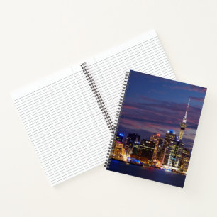 Auckland City Skyline Notebook